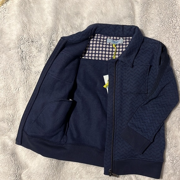 Baker by Ted Baker kids navy zipper jacket size 4-5T - Picture 2 of 3